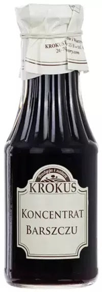 Barszcz czerwony bezglutenowy koncentrat 300 ml - Krokus