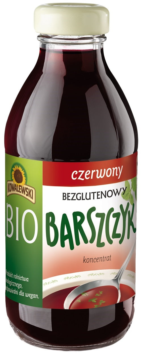 Barszcz czerwony bezglutenowy koncentrat bio 320 ml - Kowalewski
