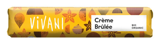 Baton z mlecznej czekolady z nadzieniem mlecznym i karmelem bio 40 g - Vivani