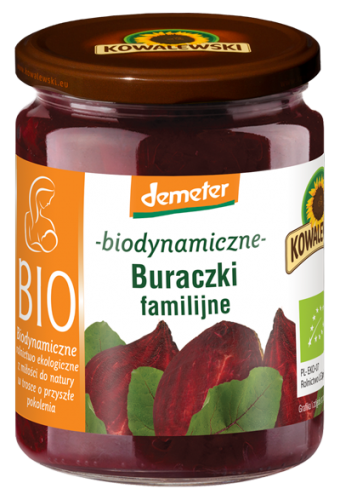 Buraczki tarte bezglutenowe Demeter BIO 540 ml - Kowalewski