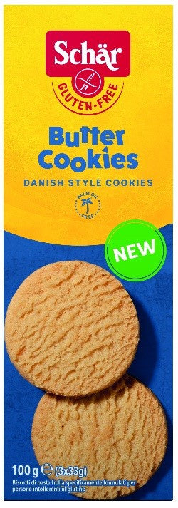 Butter cookies ciastka maślane, bezglutenowe 100 g - Schar