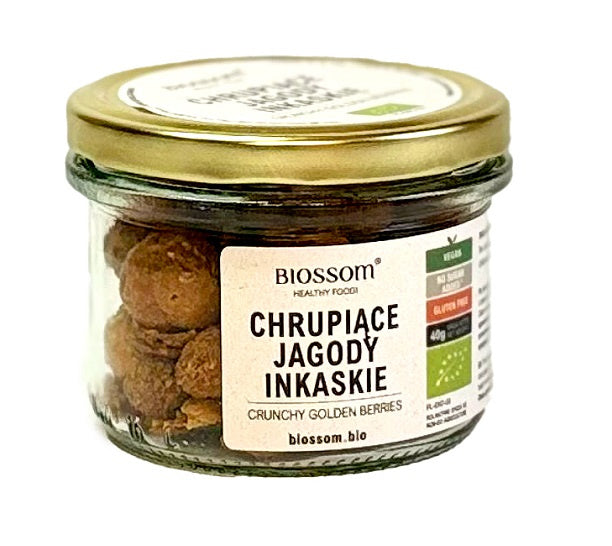 Chrupiąca jagoda inkaska bezglutenowa bio 40 g - BIOSSOM
