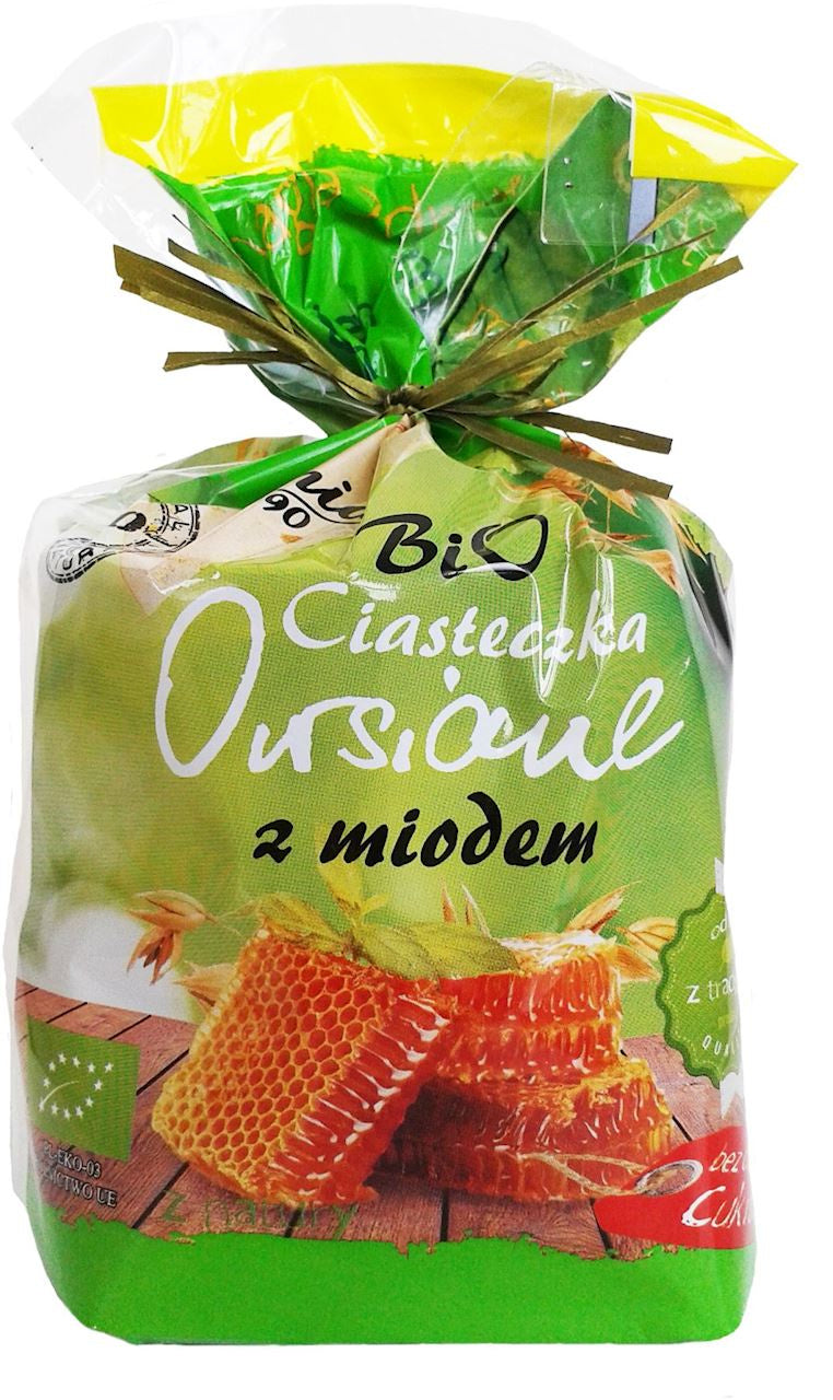 Ciasteczka owsiane z miodem bez cukru BIO 150 g
