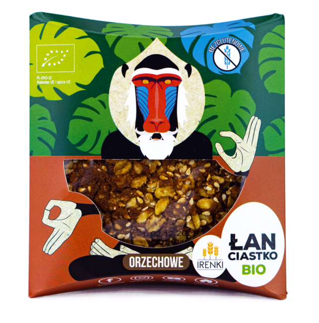 Ciastko łan z masłem orzechowym bio 40 g