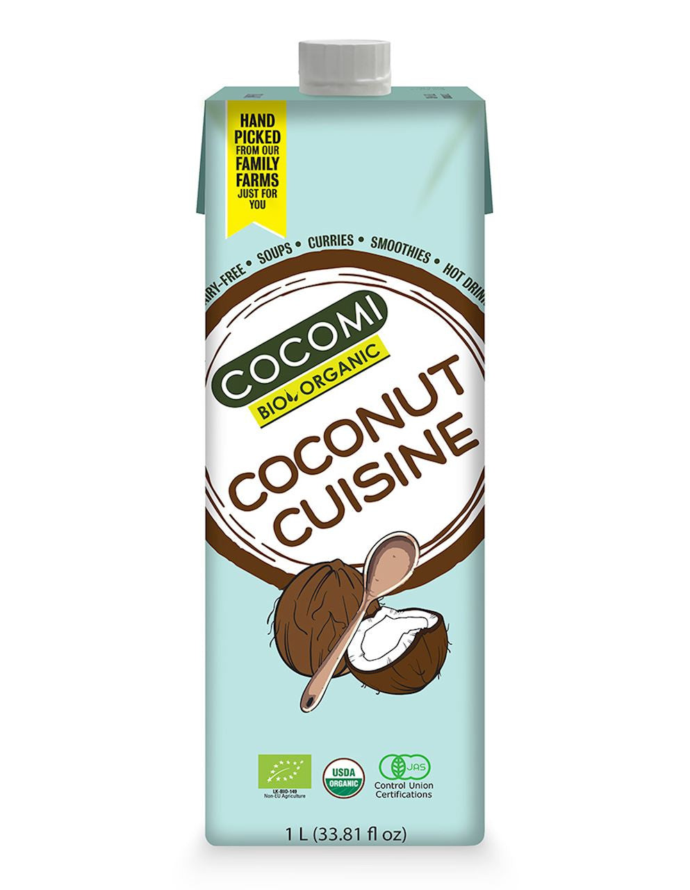Coconut milk - napój kokosowy (17 % tłuszczu) bio 1 l