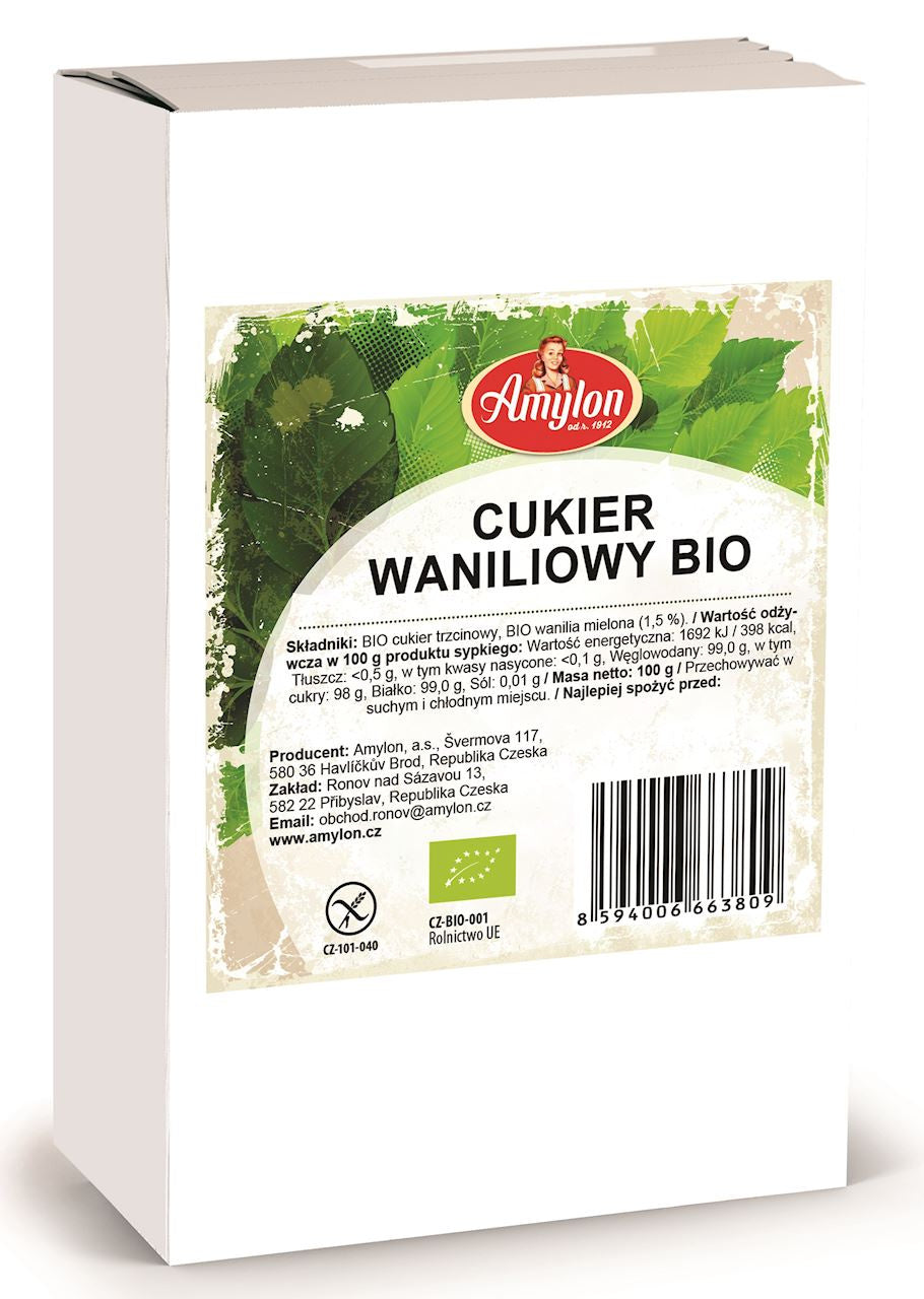 Cukier waniliowy bio 100 g