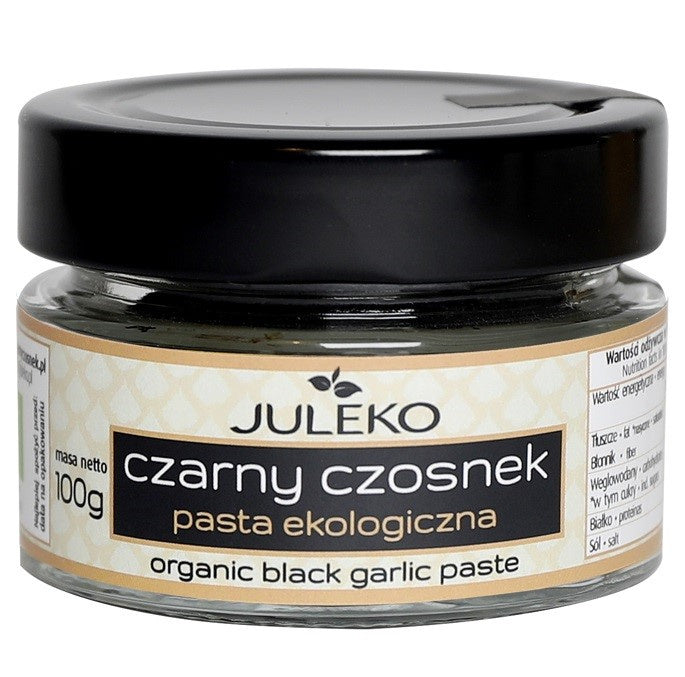 Czarny czosnek pasta bio 100g