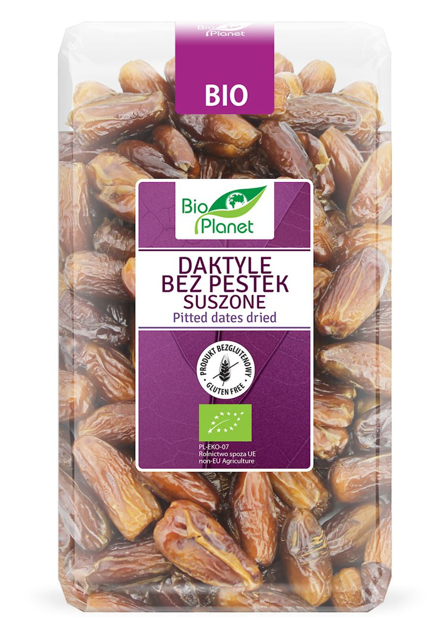 Daktyle suszone bez pestek - bezglutenowe BIO 1 kg
