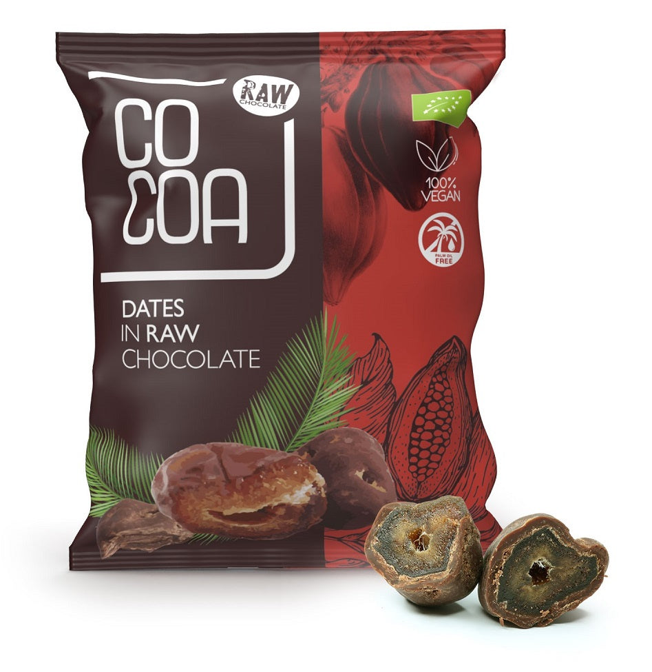 Daktyle w surowej czekoladzie bio 70 g