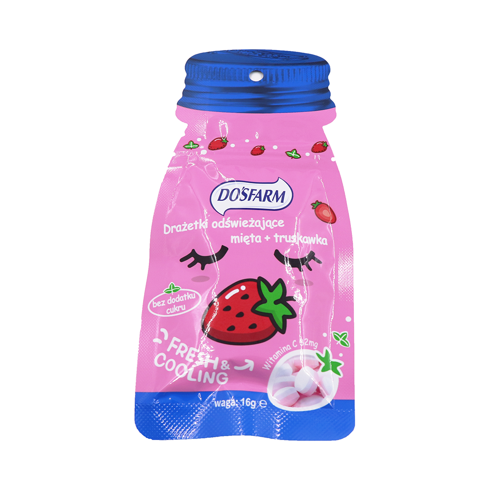 Drażetki odświeżające mięta + truskawka 16 g