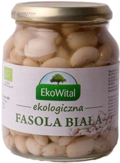 Fasola biała w zalewie bio 360 g / 240 g - Ekowital