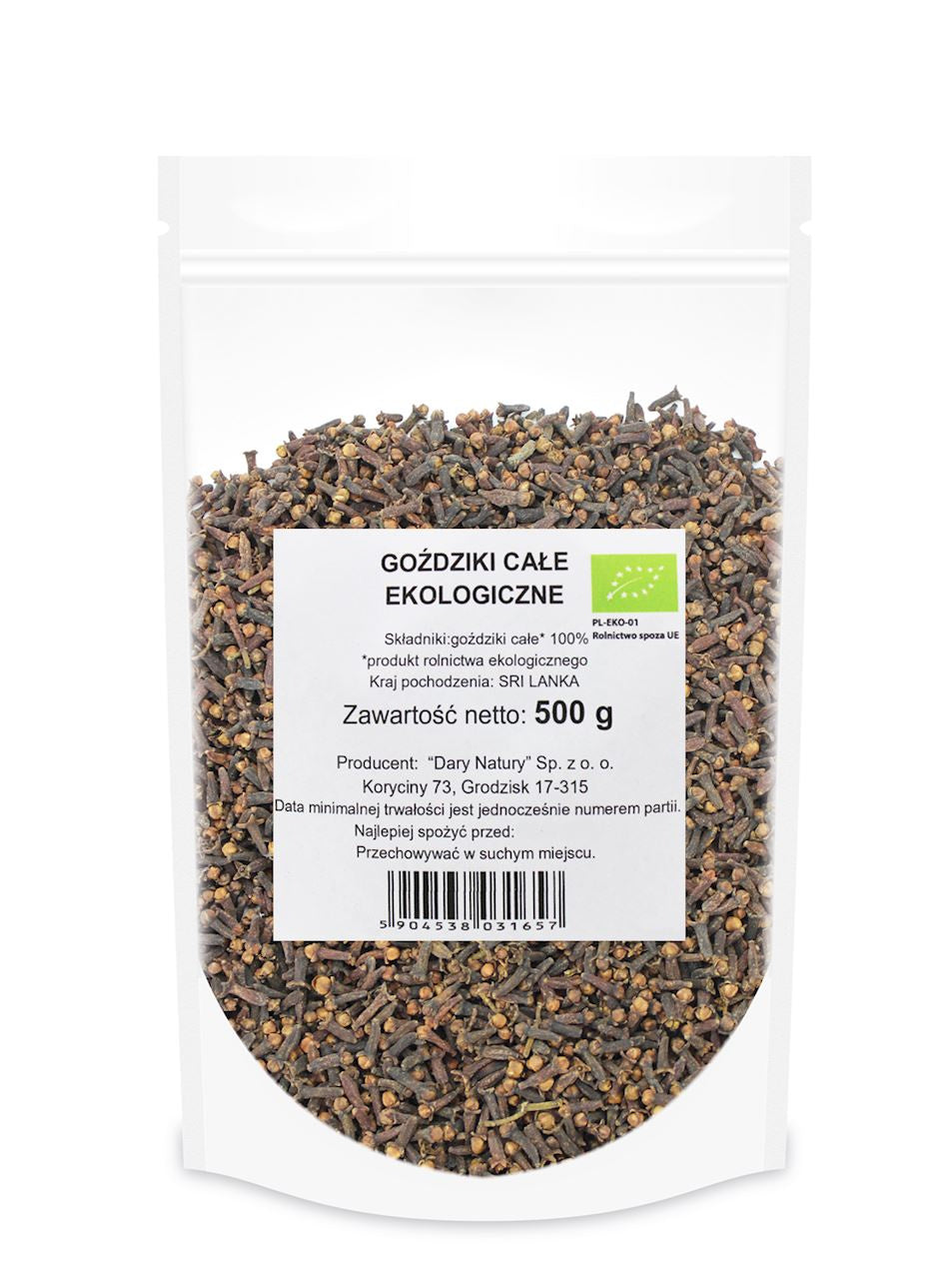 Goździki całe bio 500 g - Dary Natury