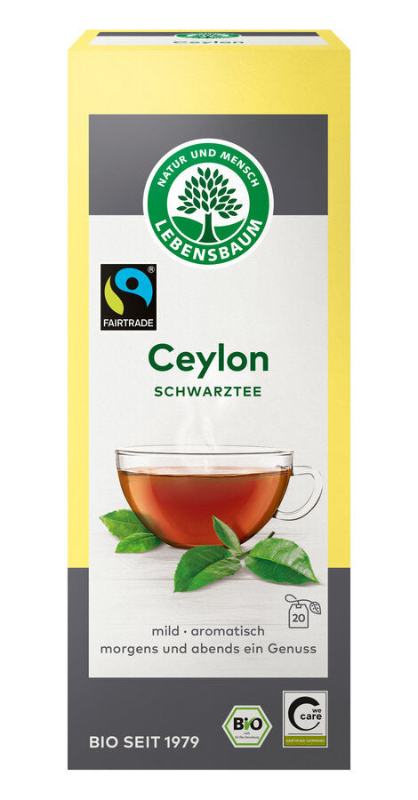 Herbata czarna ceylon ekspresowa Fair Trade Bio (20 x 2 g) 40 g