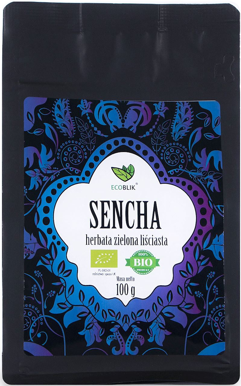 Herbata zielona liściasta sencha BIO 100 g – Ecoblik