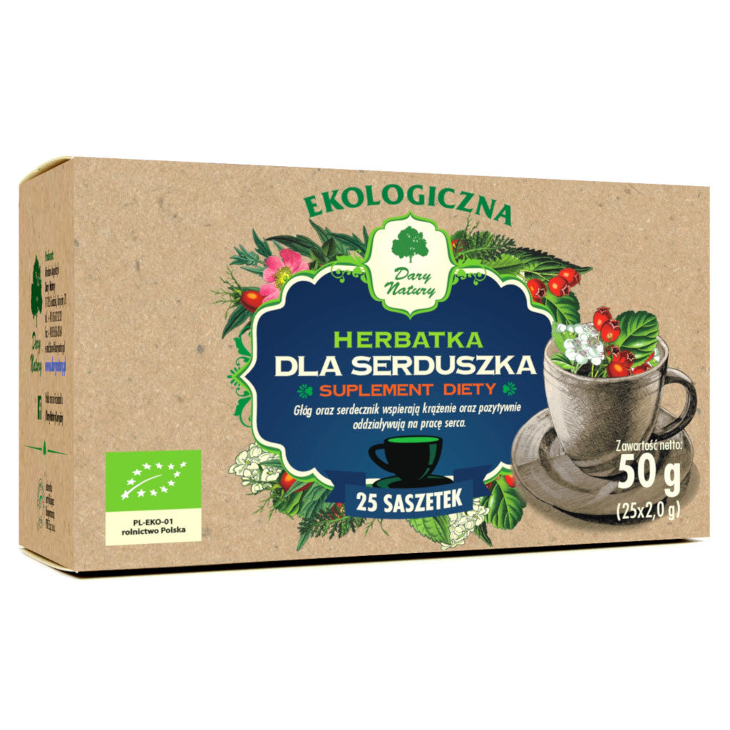 Herbatka dla serduszka bio (25 x 2 g) 50 g
