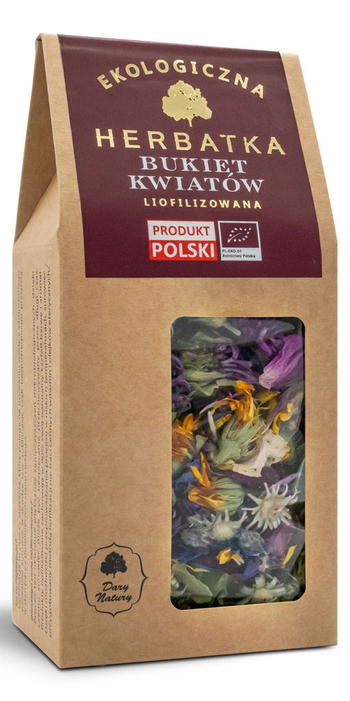 Herbatka liofilizowana bukiet kwiatów BIO 15 g - Dary Natury