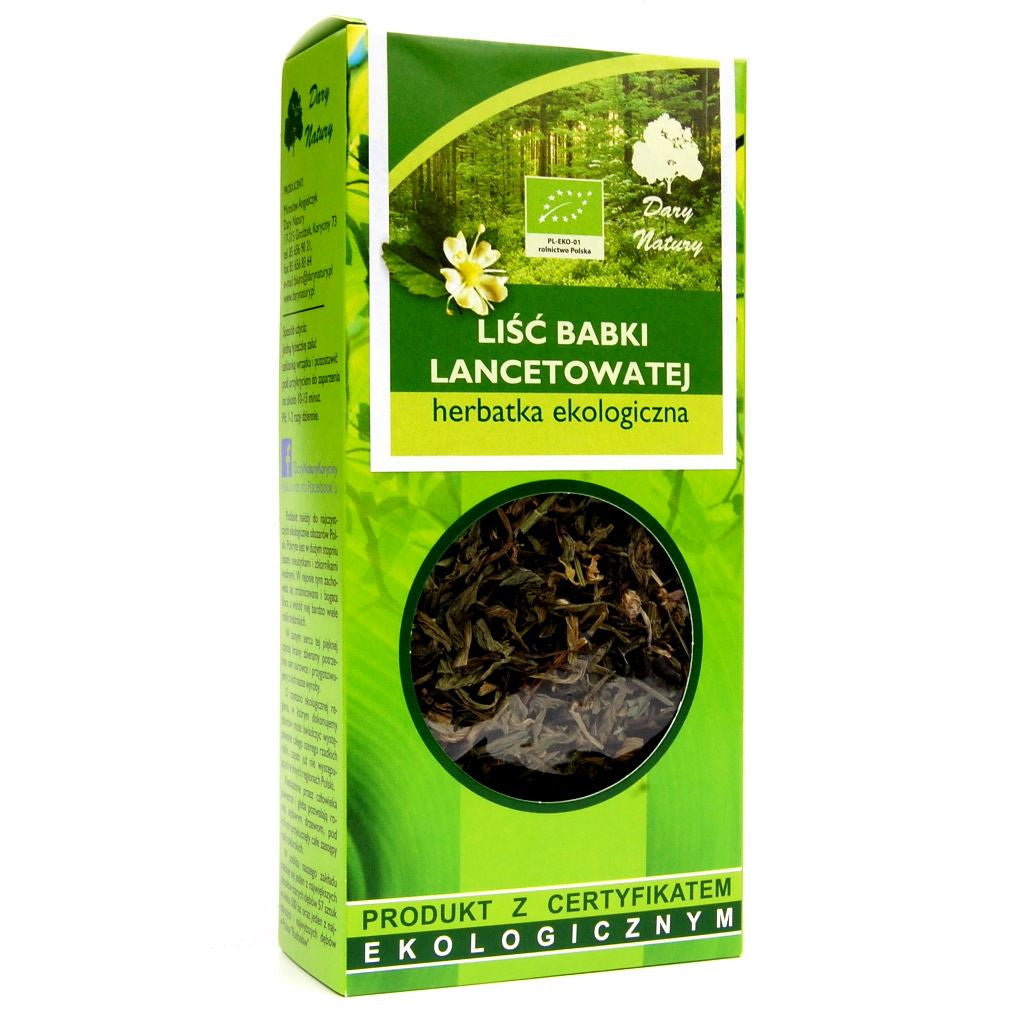 Herbatka liść babki lancetowatej bio 25 g