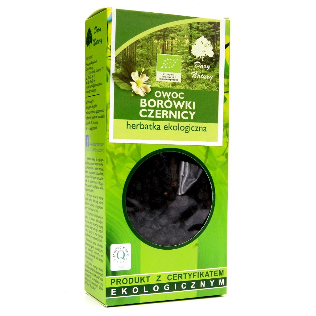 Herbatka owoc borówki czernicy bio 100 g
