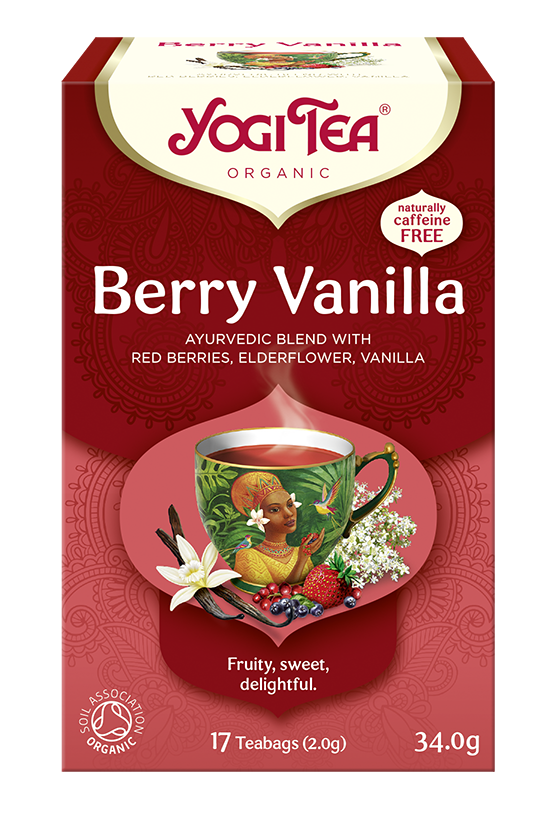 Herbatka owoce jagodowe - wanilia (berry vanilla) bio (17 x 2 g) 34 g - YOGI TEA