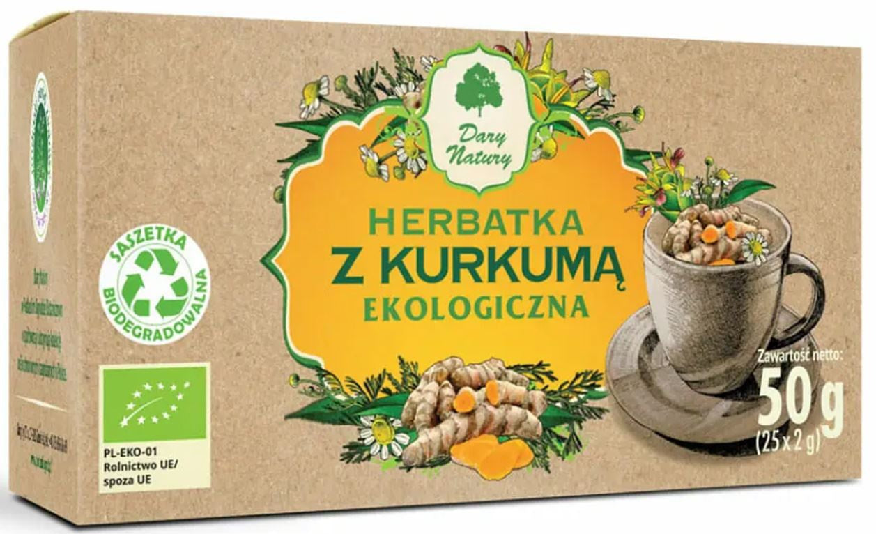 Herbatka z kurkumą BIO 25 x 2 g