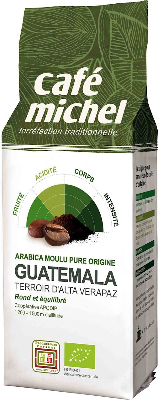 Kawa mielona Arabica 100 % Gwatemala Fair Trade BIO 250 g - Cafe Michel