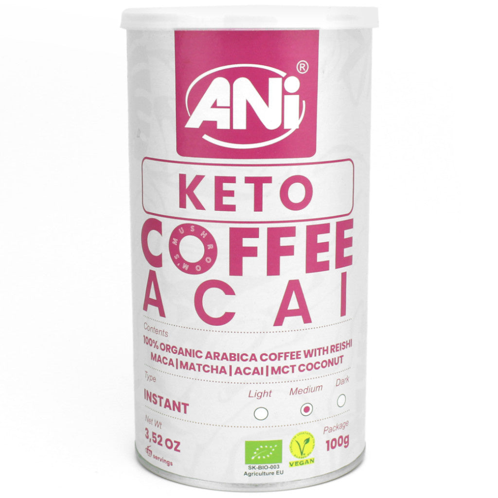 Kawa rozpuszczalna REISHI KETO ACAI bio 100 g - ANI