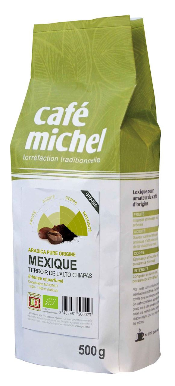 Kawa ziarnista Arabica 100 % meksyk bio 500 g - Cafe Michel