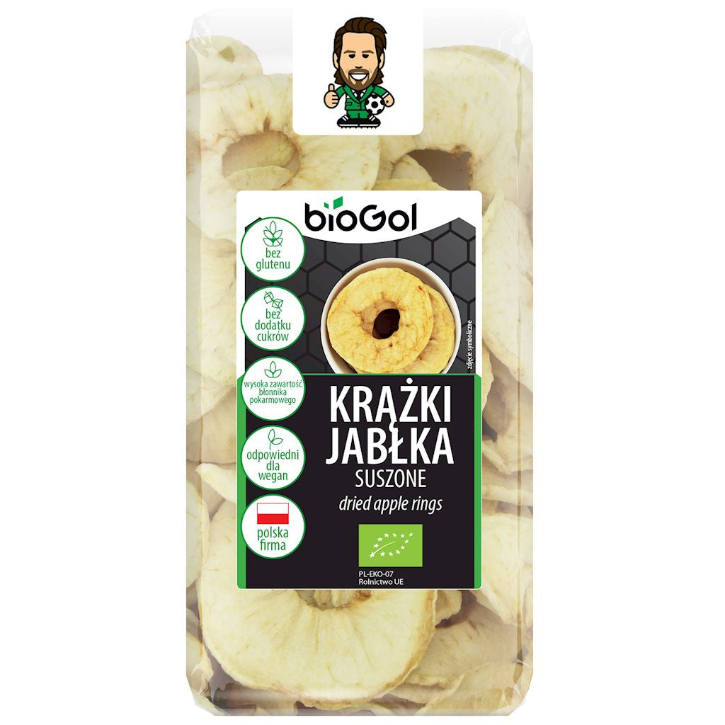 Krążki jabłka suszone bio 50 g