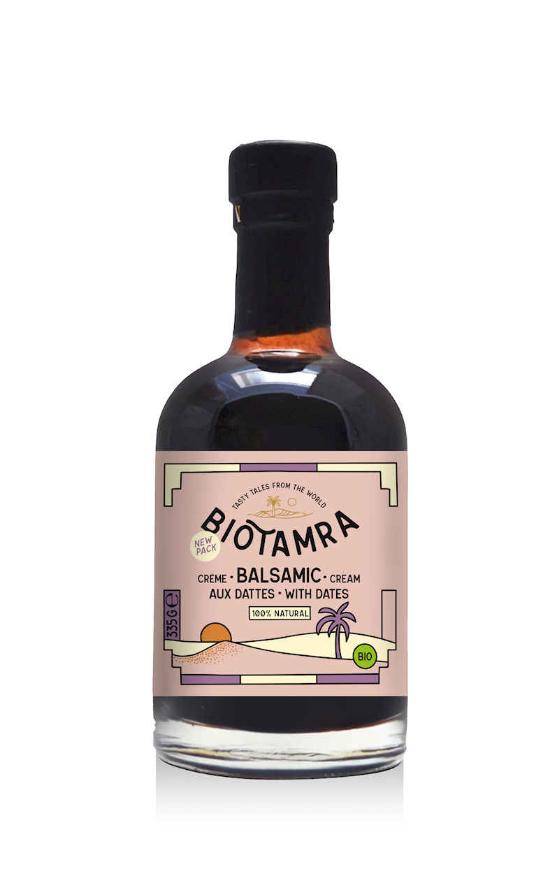 Krem balsamiczny daktylowy bez dodatku cukrów bio 335 g - BIOTAMRA