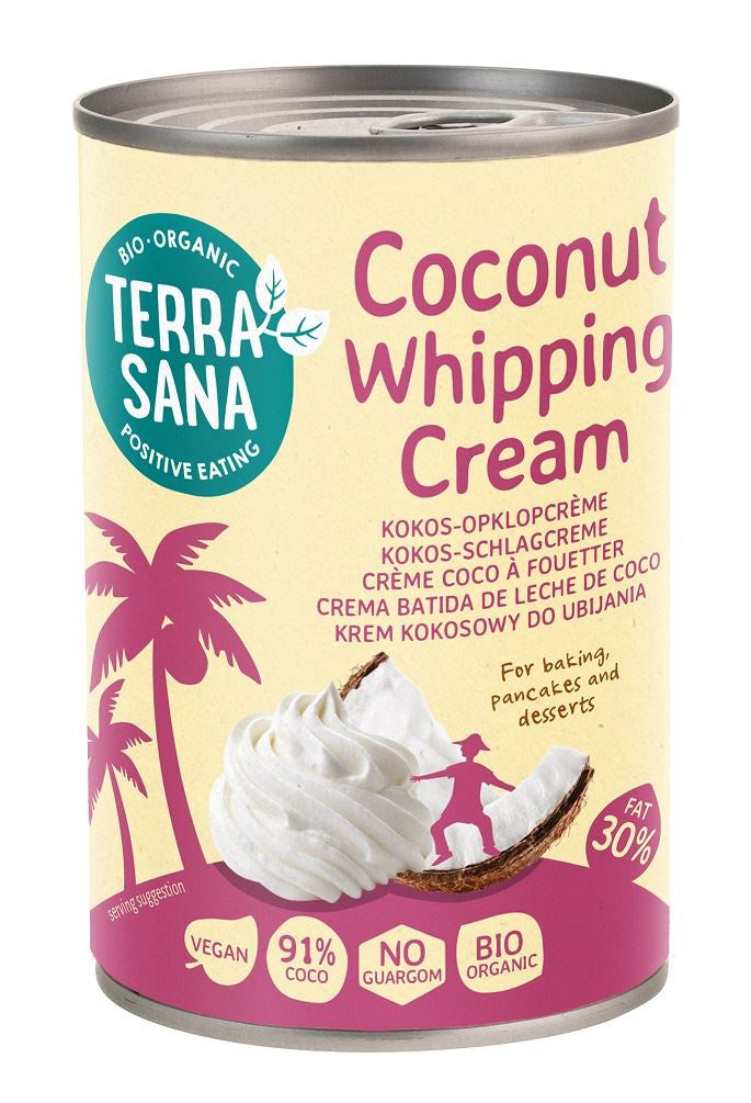 Krem kokosowy do ubijania BIO 400 ml (puszka) - Terrasana