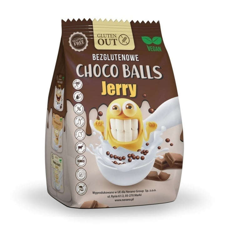 Kulki śniadaniowe z kakao bezglutenowe 375 g - Gluten Out