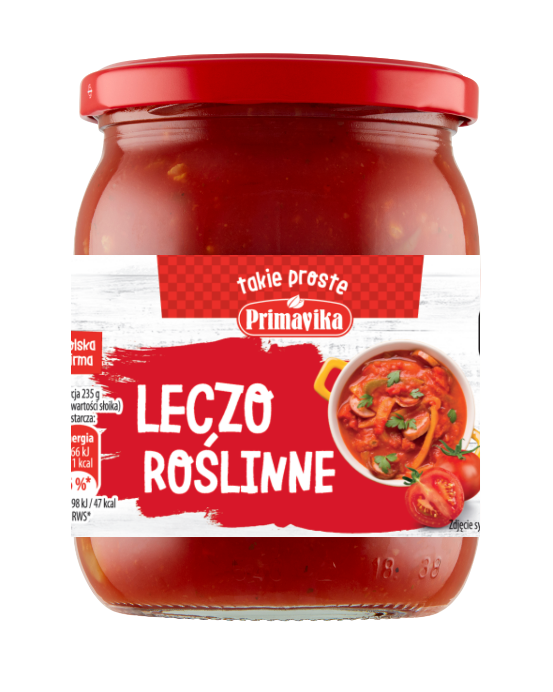 Leczo roślinne z pieczarkami bezglutenowe 470 g - PRIMAVIKA