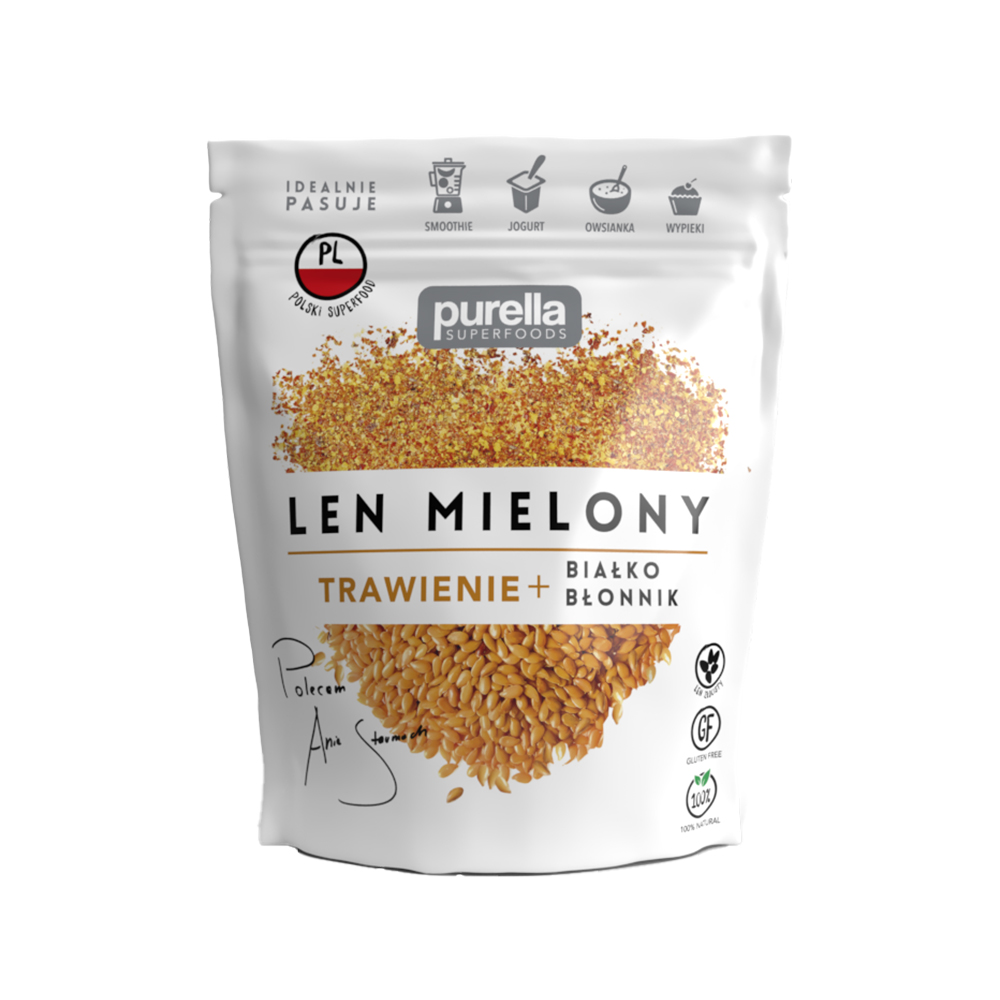 Len mielony odtłuszczony 180 g