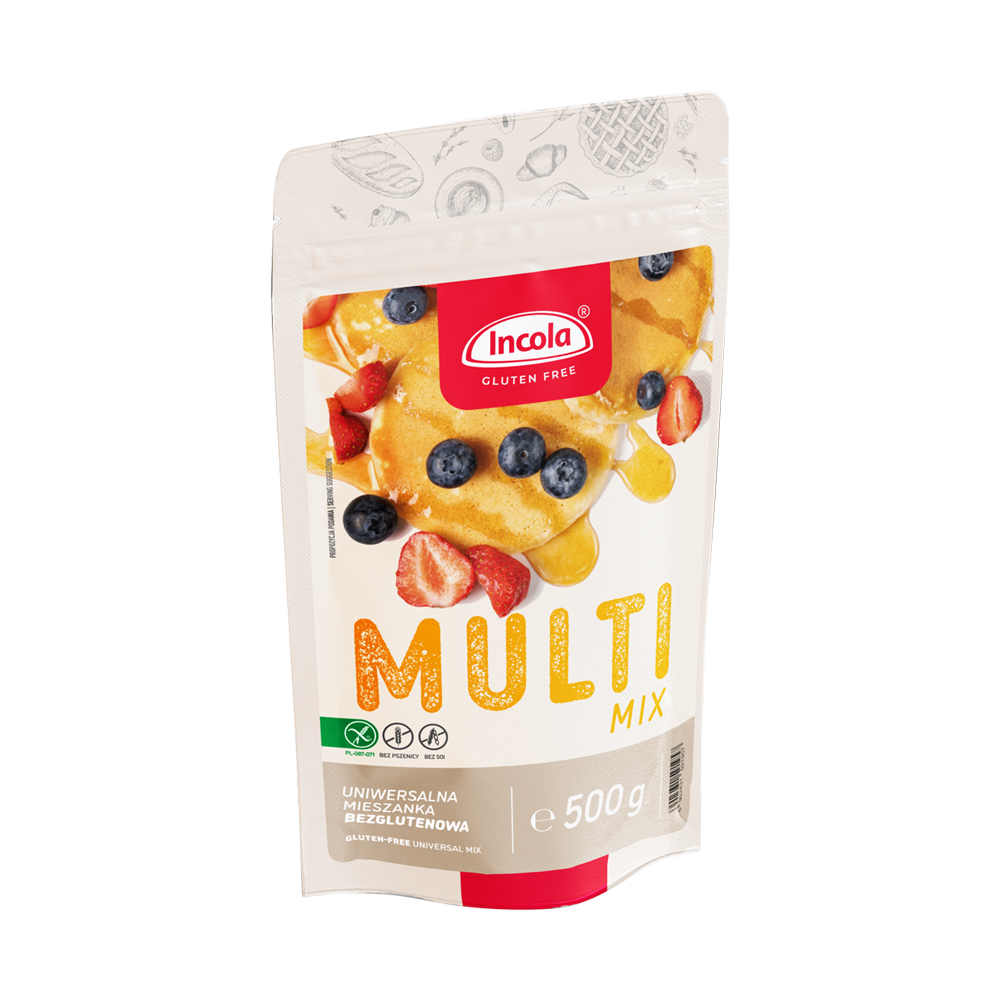 Mąka uniwersalna mix bezglutenowa 500 g - Incola
