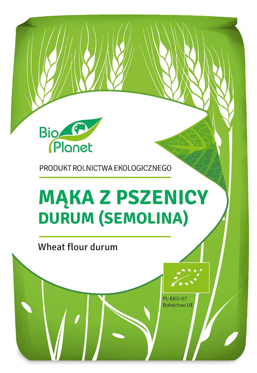 Mąka z pszenicy durum (semolina) bio 1 kg