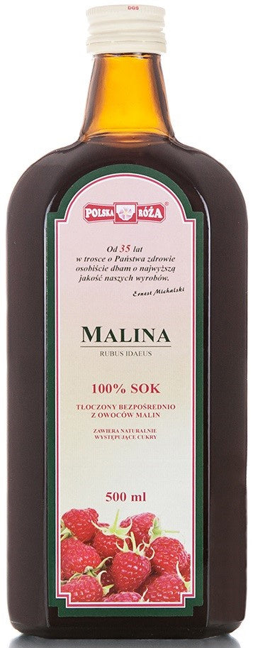Malina sok 100 bez cukru 500 ml
