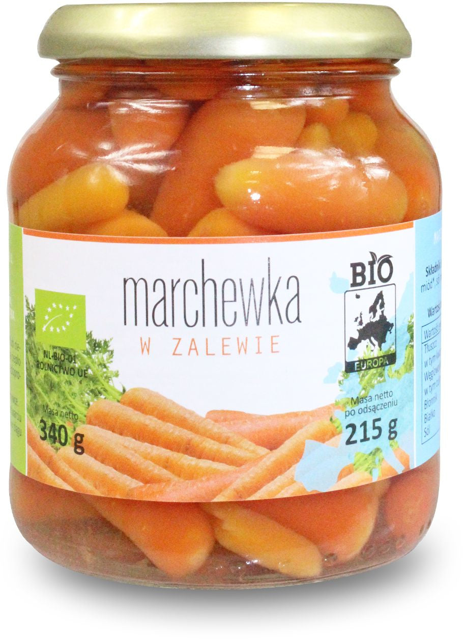 Marchewka w zalewie w słoiku BIO 340 g (215 g)