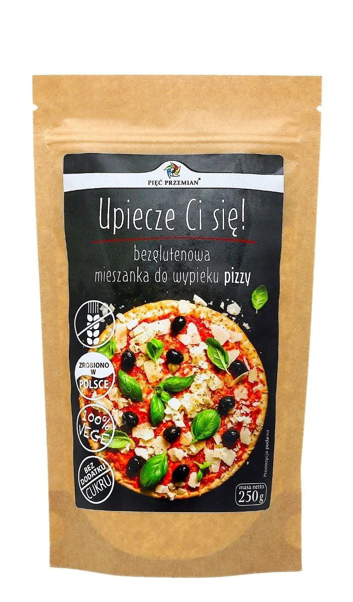 Mieszanka do wypieku pizzy bezglutenowej Pięć Przemian, 250 g