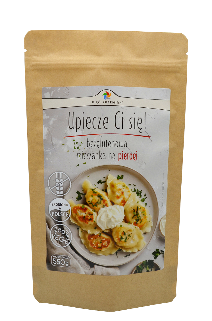 Mieszanka na pierogi bez dodatku cukrów bezglutenowa 550 g - Pięć Przemian
