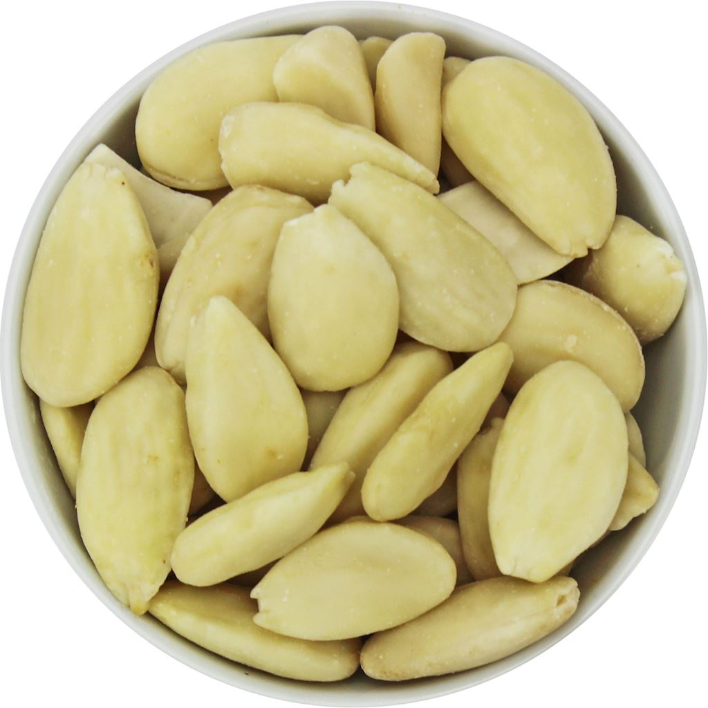 Migdały blanszowane bio surowiec 25 kg