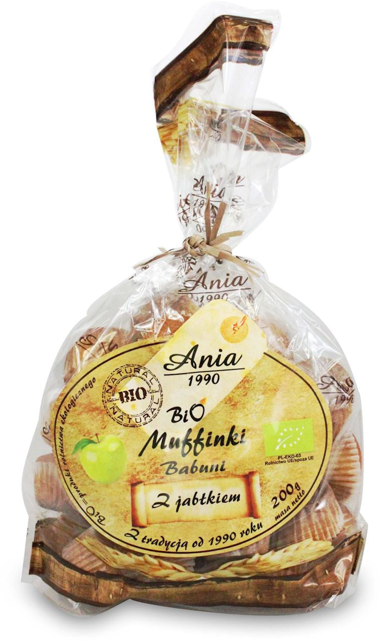 Muffinki babuni z jabłkiem bio 200 g