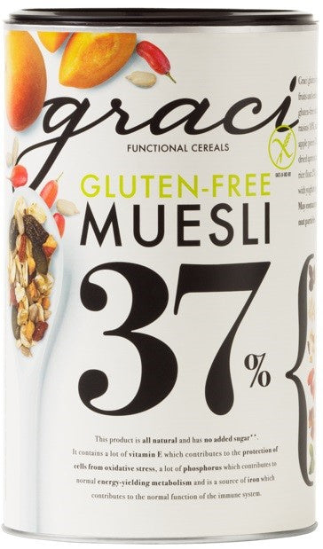 Musli 37% suszonych owoców i nasion bezglutenowe 400 g