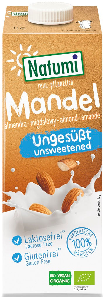 Napój migdałowy bez dodatku cukrów bezglutenowy bio 1 l