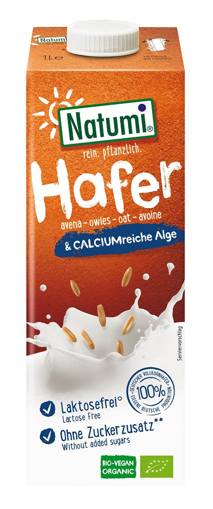 Napój owsiany z algami morskimi bez dodatku cukrów bio 1 l - Natumi