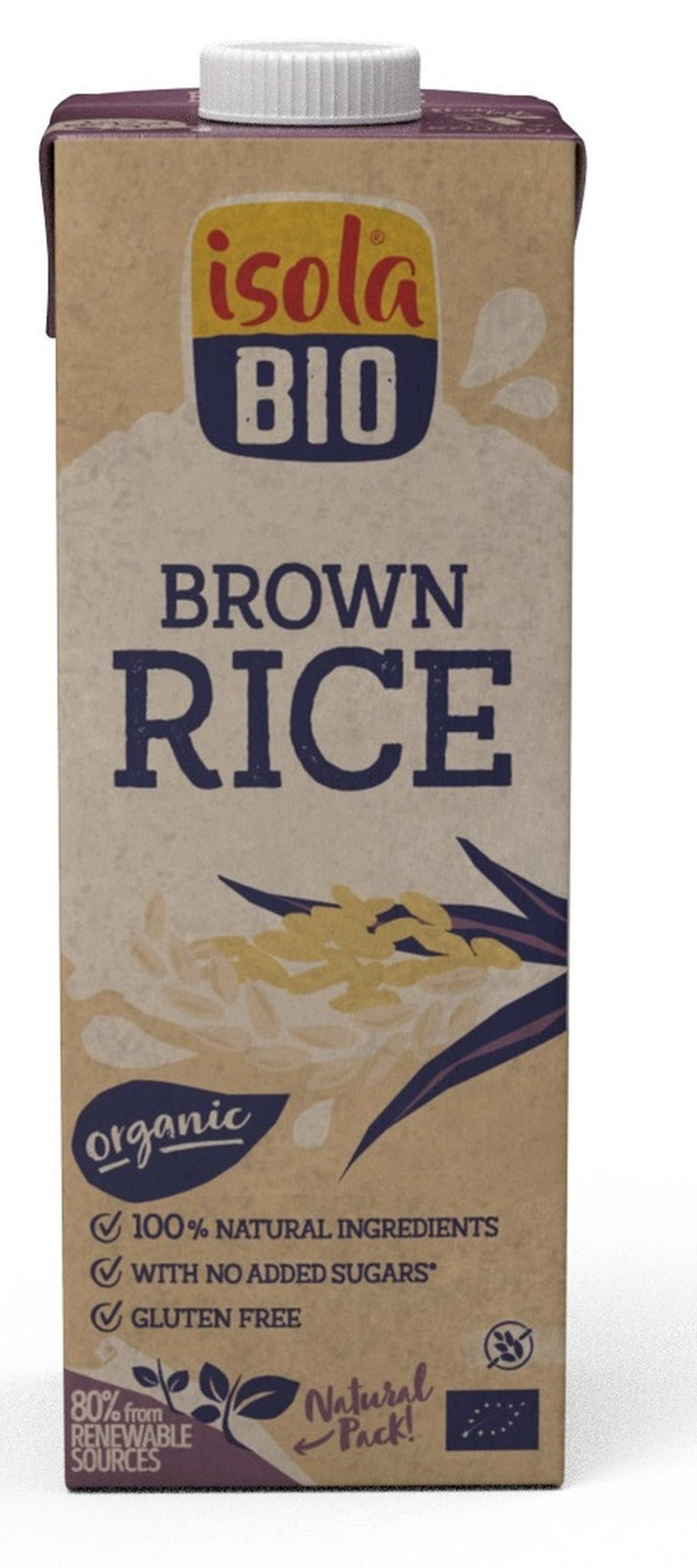 Napój z ryżu brązowego bezglutenowy bio 1 l - Isola bio