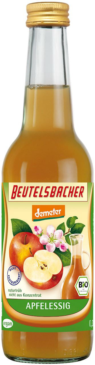 Ocet jabłkowy 5% niefiltrowany demeter bio 330 ml - beutelsbacher