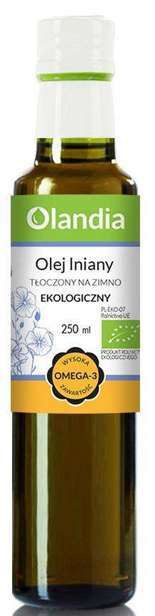 Olej lniany 250 ml bio olandia