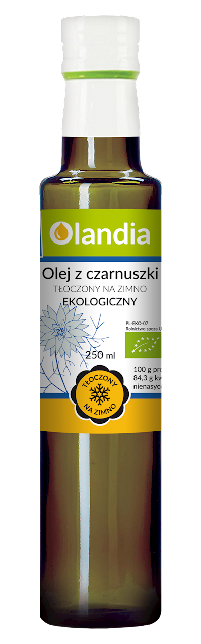 Olej z czarnuszki tłoczony na zimno bio 250 ml