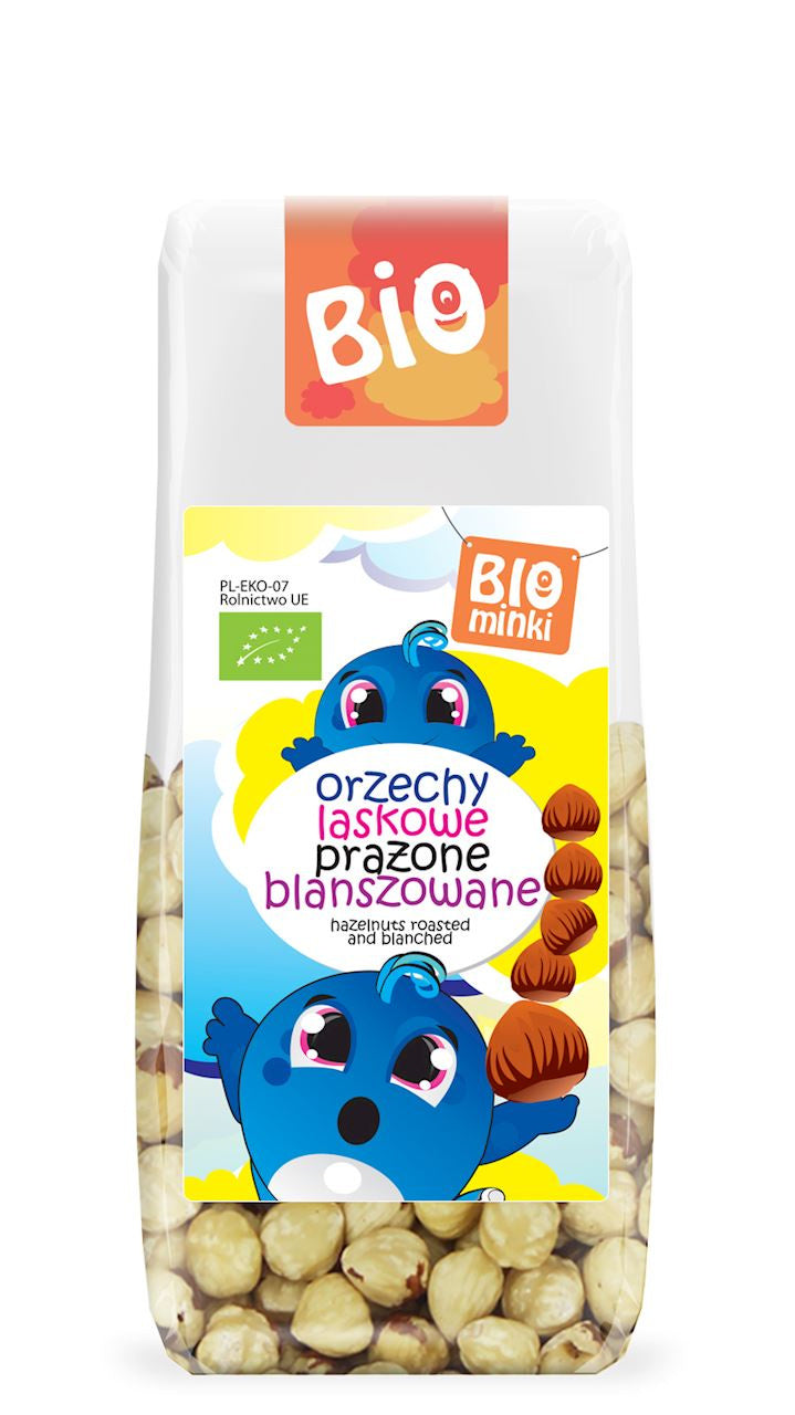 Orzechy laskowe prażone blanszowane bio 100 g