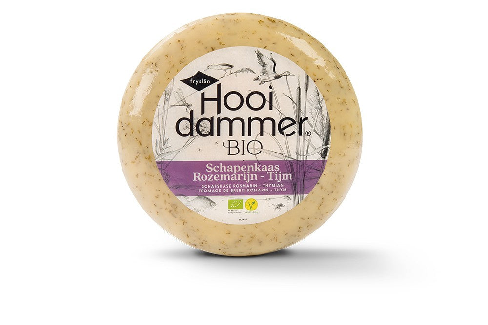 Owoczy ser dojrzewający z rozmarynem i tymiankiem bio (około 4,5 kg) - Hooidammer